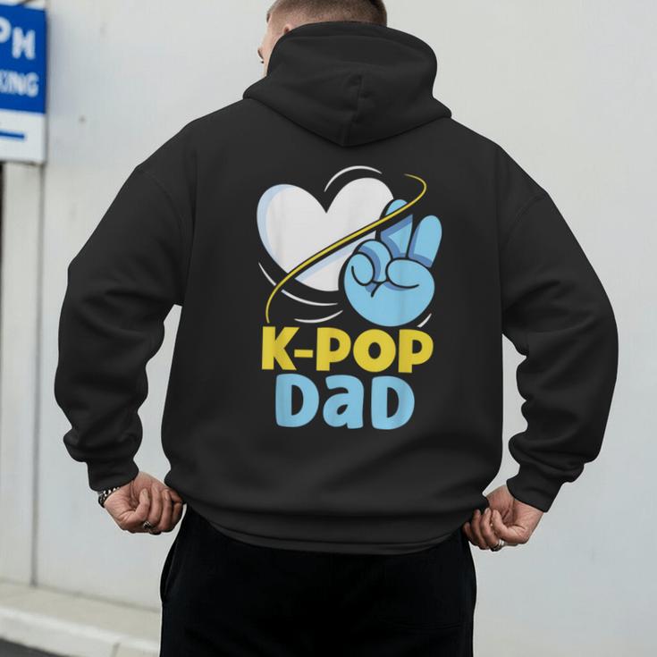 K-POP Dad Korean Lover K-Pop Music Cute Father Daddy Papa Men's Hoodie Back Print