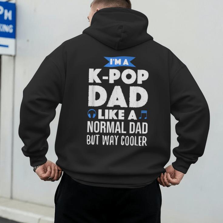 K-Pop Dad Korean Music Lover Men's Hoodie Back Print