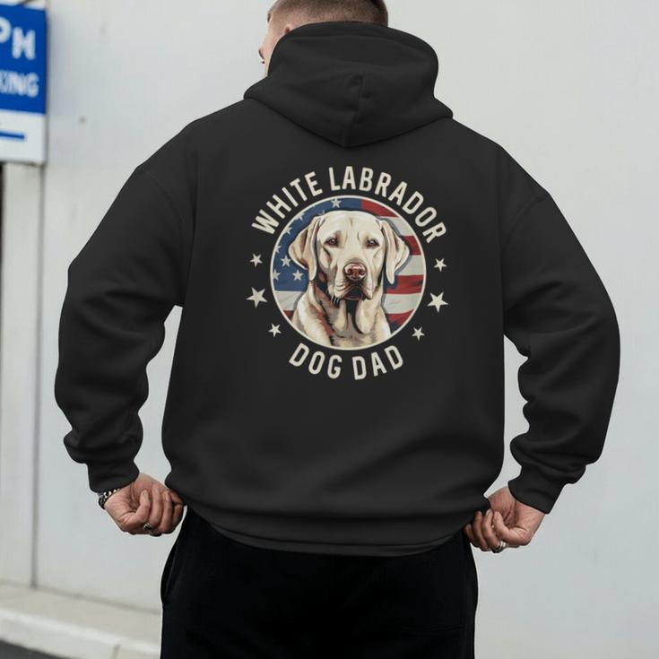 Labrador Retriever Dog Dad Men's Hoodie Back Print