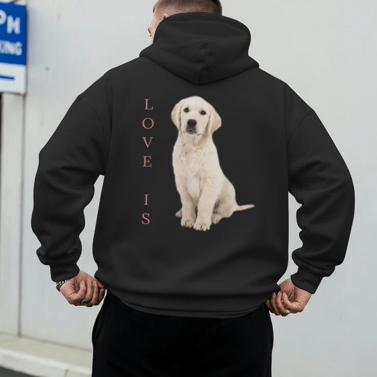 Labrador Retriever Shirt Women Men Lab Mom Dad Dog Tee Men's Hoodie Back Print