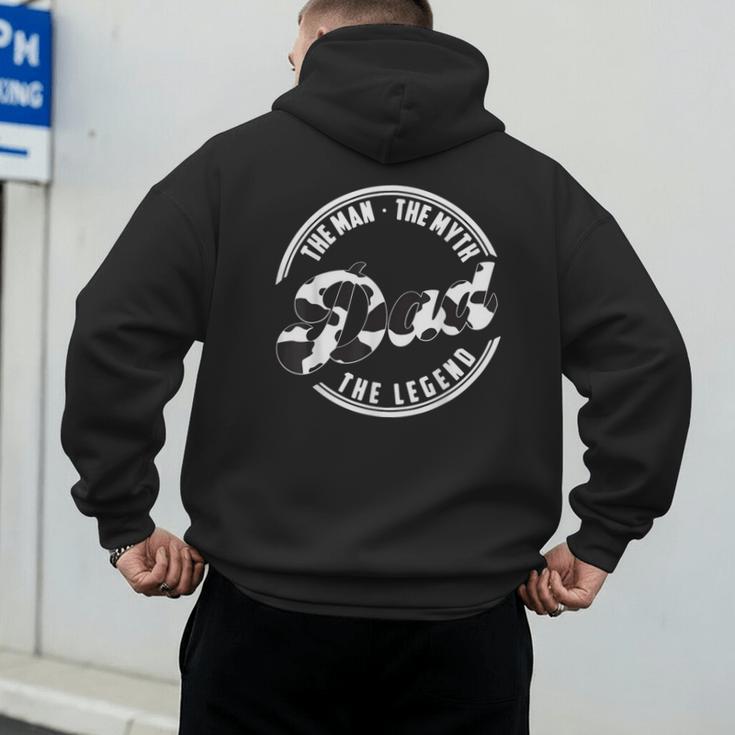 The Man The Myth The Legend Daddy Love Cows Dad Cow Print Men's Hoodie Back Print The Man The Myth The Legend Daddy Love Cows Dad Cow Print Men's Hoodie Back Print