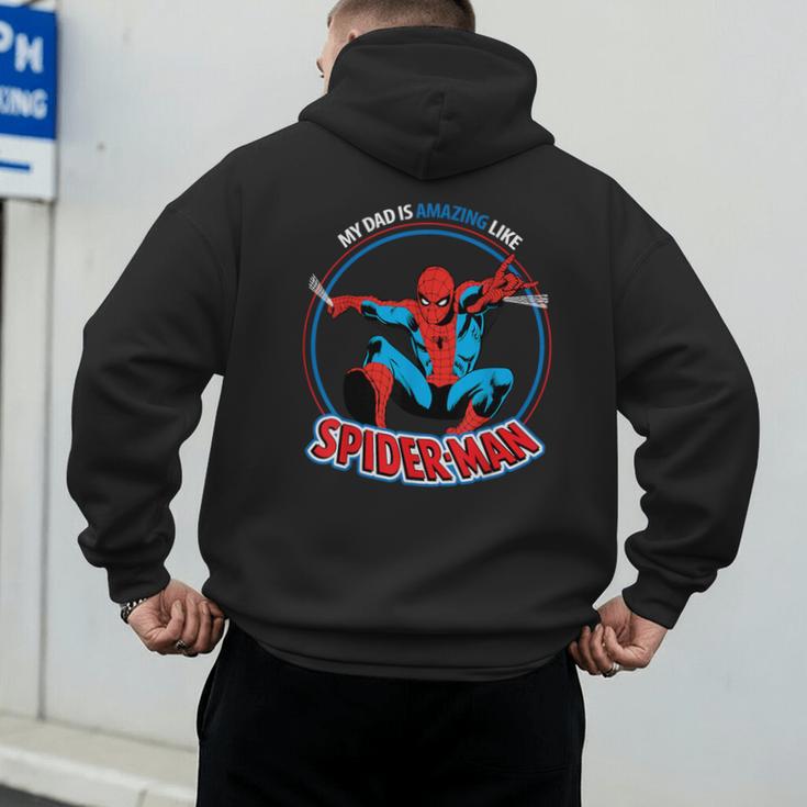Marvel Dad Is Amazing Like Spider-Man Father's Day Men's Hoodie Back Print Marvel Dad Is Amazing Like Spider-Man Father's Day Men's Hoodie Back Print