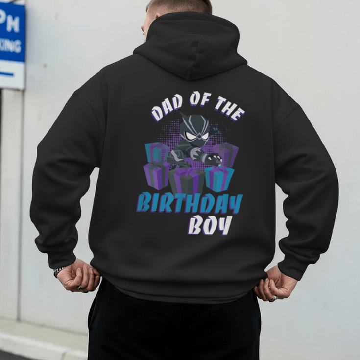 Marvel Panther Family Party Dad Of The Birthday Boy Men's Hoodie Back Print