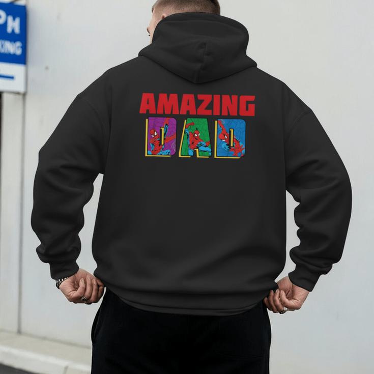 Marvel Spider-Man Amazing Dad Birthday Father’s Day Men's Hoodie Back Print