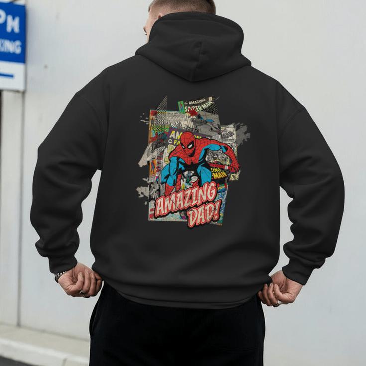 Marvel Spider-Man Amazing Dad Father's Day Men's Hoodie Back Print