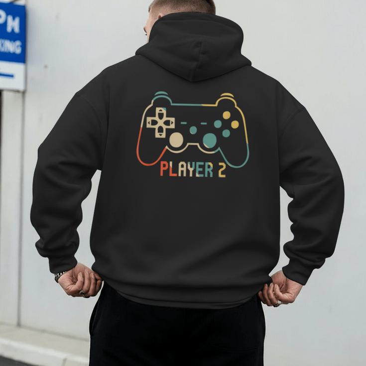 Matching Gamer Tee For Dad Mom & Kids Player 123 Men's Hoodie Back Print