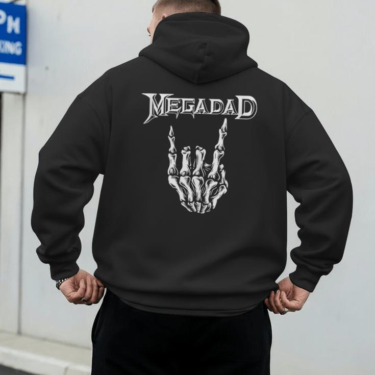 Megadad Retro 90s Hard Rock Band Heavy Metal Father's Day Men's Hoodie Back Print Megadad Retro 90s Hard Rock Band Heavy Metal Father's Day Men's Hoodie Back Print