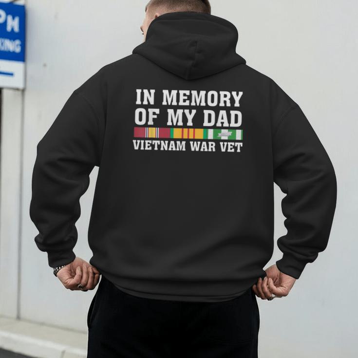 In Memory Of My Dad Vietnam Veteran Family Matching Men's Hoodie Back Print