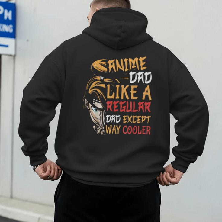 Men Anime Father's Day Anime Dad Except Way Cooler Men's Hoodie Back Print Men Anime Father's Day Anime Dad Except Way Cooler Men's Hoodie Back Print