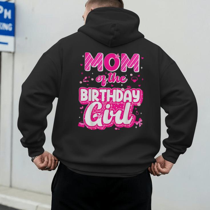 Mom And Dad Birthday Girl Family Matching Party Decorations Men's Hoodie Back Print