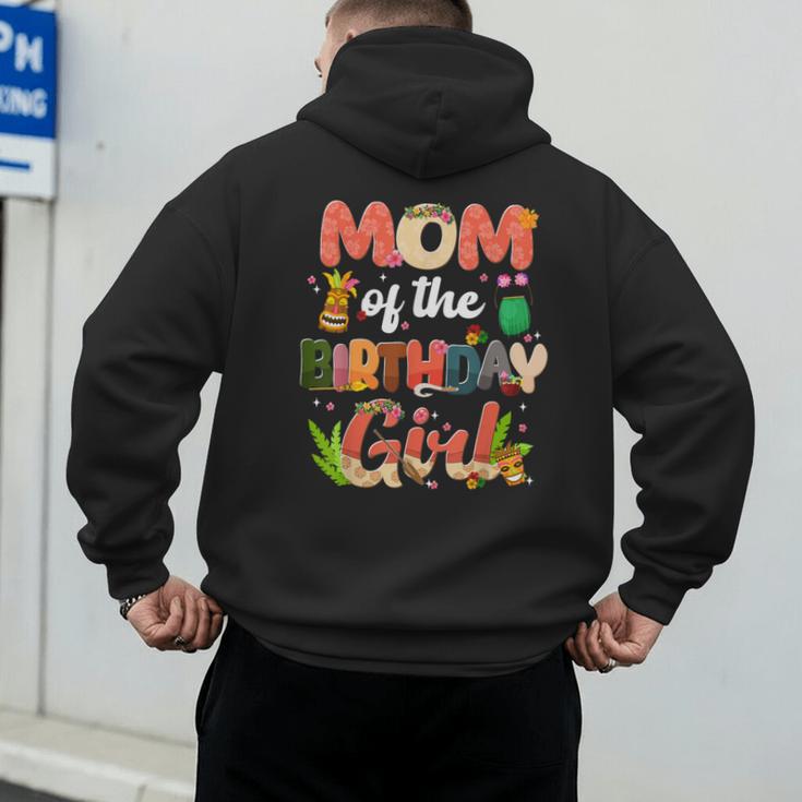 Mom And Dad Birthday Girl Matching Family Party Decorations Men's Hoodie Back Print