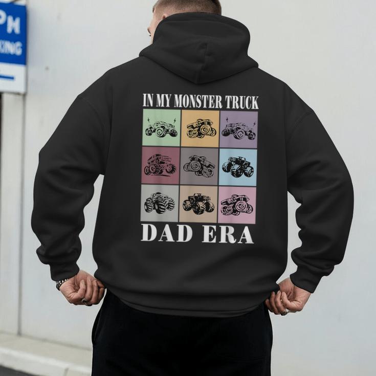 In My Monster Trucks Dad Era Men's Hoodie Back Print
