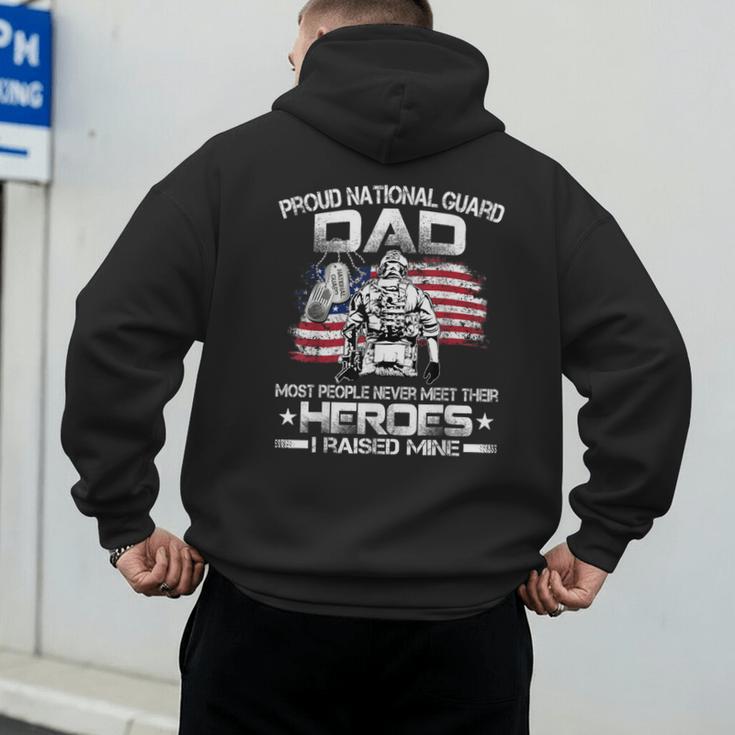 National Guard Graduation Proud National Guard Dad Men's Hoodie Back Print