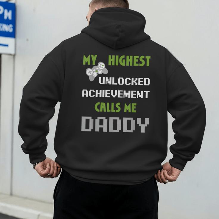 Nerdy Father Day Gamer Dad Daddy Men Love Video Gaming Men's Hoodie Back Print Nerdy Father Day Gamer Dad Daddy Men Love Video Gaming Men's Hoodie Back Print