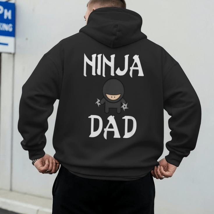 Ninja Dad Tshirt Ninja Shirt Ninja Tshirts Father Men's Hoodie Back Print