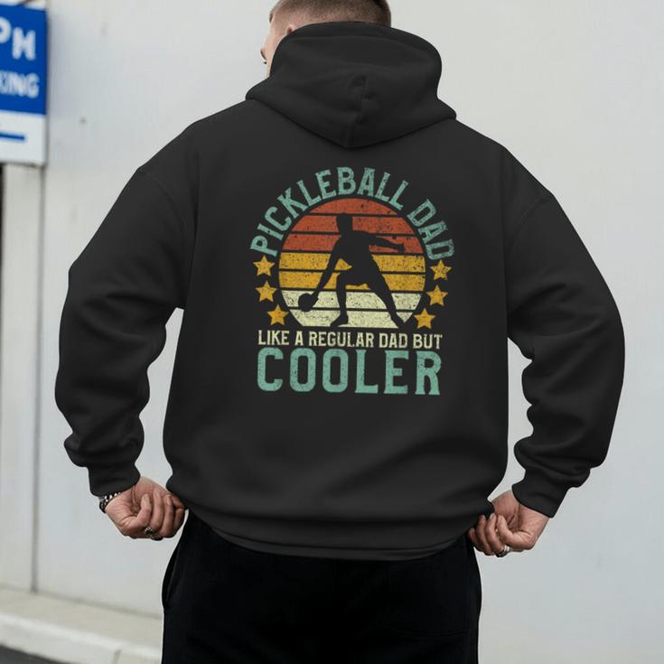 Pickleball Dad Pickleball Player Men's Hoodie Back Print