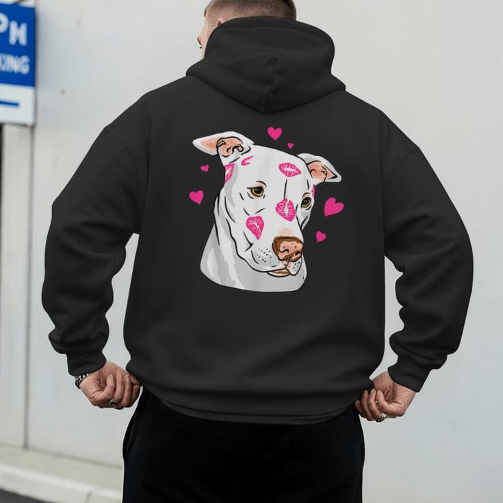 Pitbull Love Pitbull Moms Dads Men's Hoodie Back Print Pitbull Love Pitbull Moms Dads Men's Hoodie Back Print