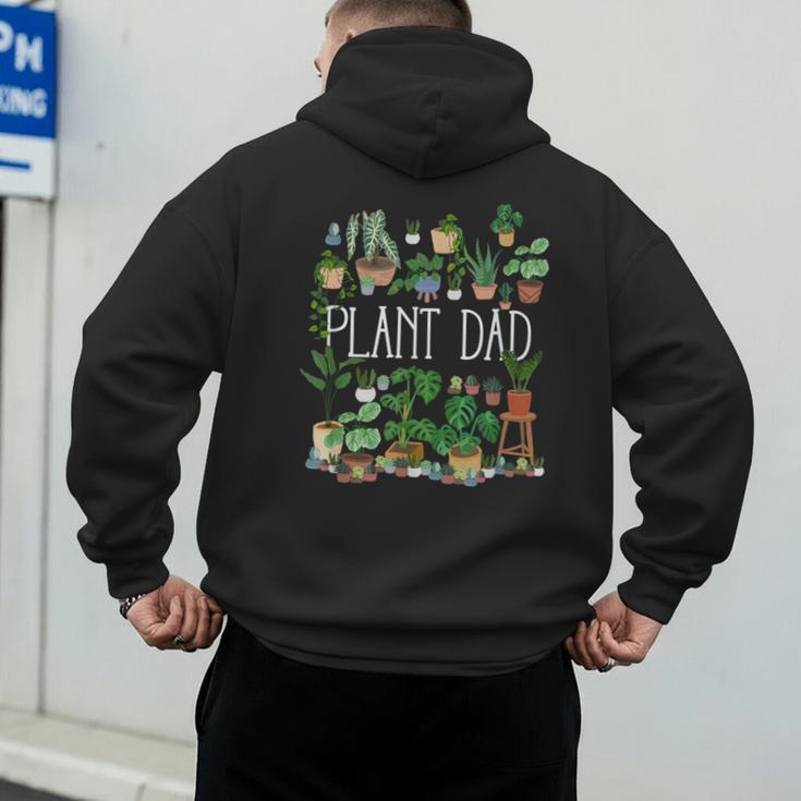 Potted Plant Dad Men's Hoodie Back Print