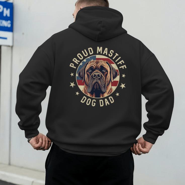Proud Mastiff Dad American Flag Patriotic Mastiff Dad Men's Hoodie Back Print Proud Mastiff Dad American Flag Patriotic Mastiff Dad Men's Hoodie Back Print