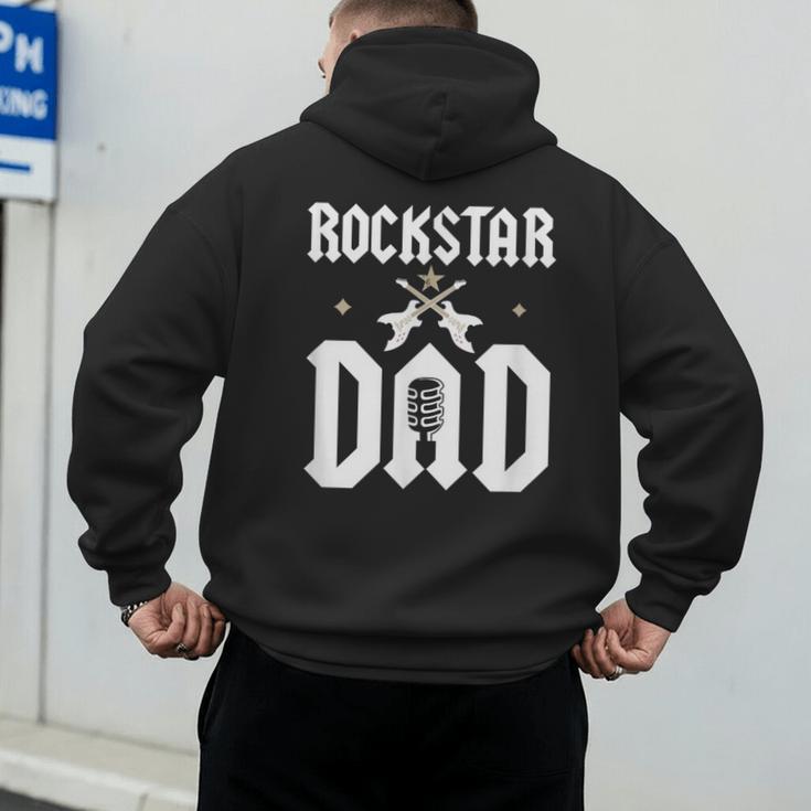 RockStar Dad Men's Hoodie Back Print