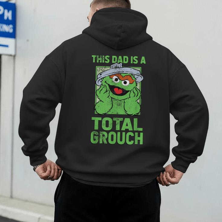 Sesame Street Father's Day Total Grouch Dad Men's Hoodie Back Print