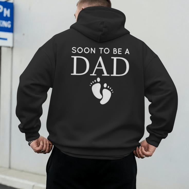 Soon To Be A Dad Unique Father For Would Be Daddy Men's Hoodie Back Print
