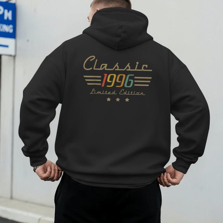 Vintage 1996 Classic Legend 30 Year Old 30th Birthday Dad Men's Hoodie Back Print Vintage 1996 Classic Legend 30 Year Old 30th Birthday Dad Men's Hoodie Back Print