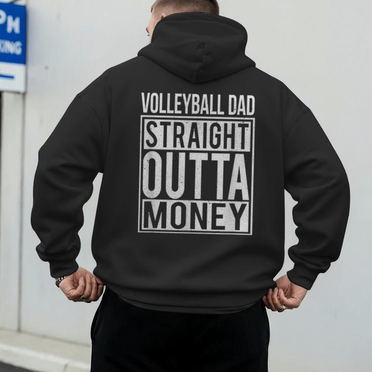 Volleyball Dad Straight Outta Money I T-Shirt Men's Hoodie Back Print Volleyball Dad Straight Outta Money I T-Shirt Men's Hoodie Back Print