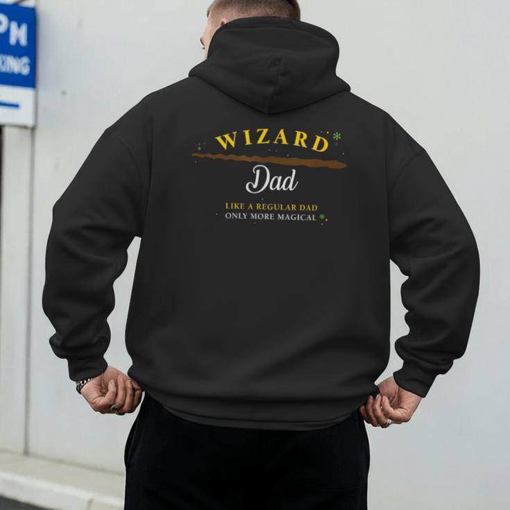 Wizard Dad Shirt Cute Magical Men's Hoodie Back Print