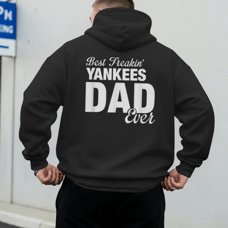 Yankees North Best Freakin' Dad Ever HS Men's Hoodie Back Print