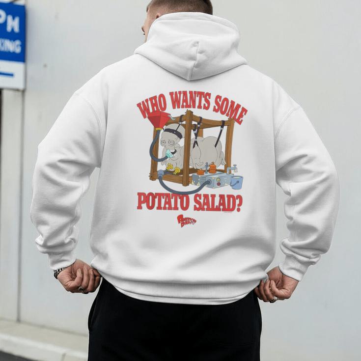 American Dad Who Wants Some Potato Salad Roger Cartoon Men's Hoodie Back Print American Dad Who Wants Some Potato Salad Roger Cartoon Men's Hoodie Back Print