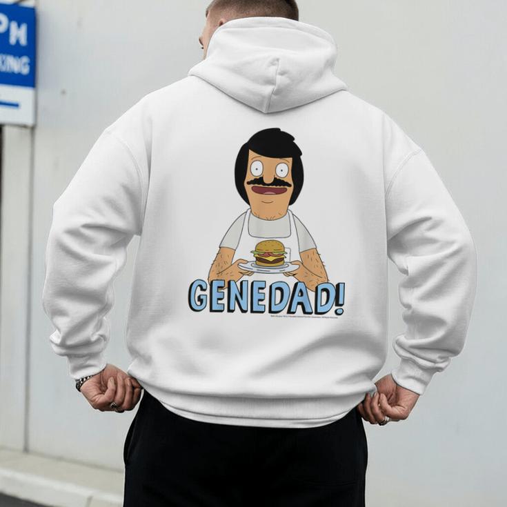 Bob's Burgers Gene Dad Portrait Men's Hoodie Back Print