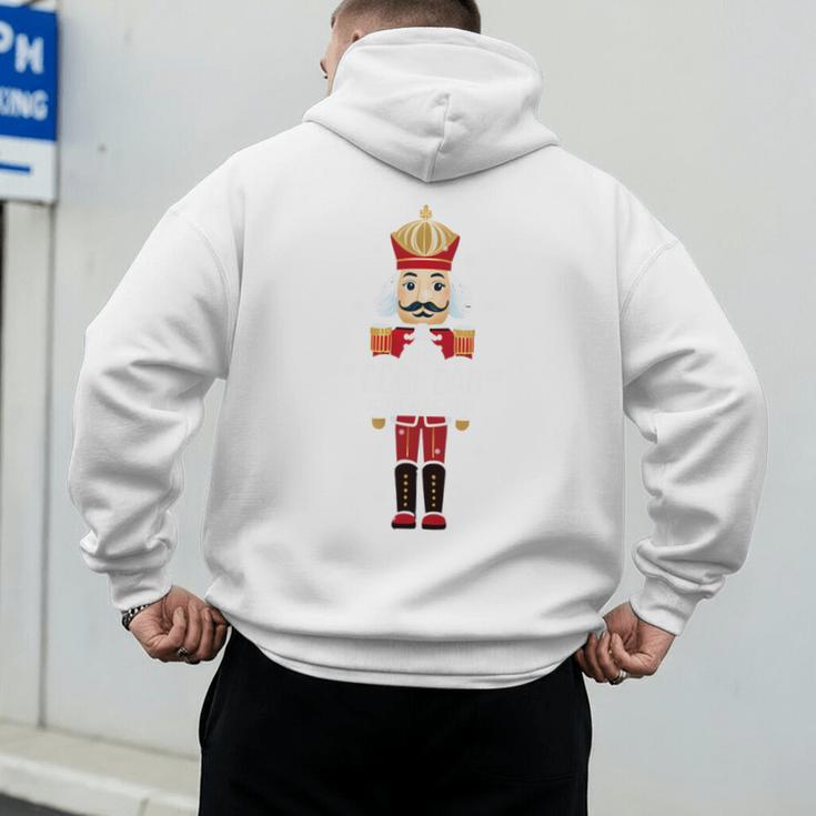 Cool Dad Nutcracker Christmas Family Matching Pajama Men's Hoodie Back Print