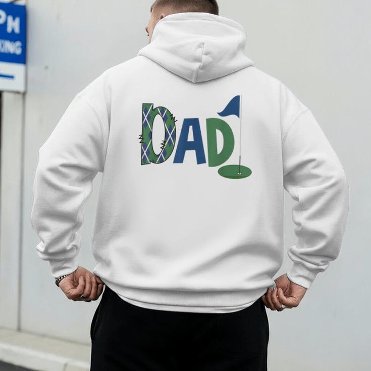 Dad Of The Birthday Boy Hole In One Golf Sport Matching Men's Hoodie Back Print Dad Of The Birthday Boy Hole In One Golf Sport Matching Men's Hoodie Back Print
