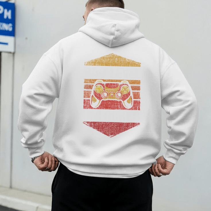 Dad Level Unlocked Gaming Gamer Father Video Games Men's Hoodie Back Print Dad Level Unlocked Gaming Gamer Father Video Games Men's Hoodie Back Print
