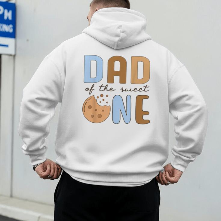 Dad Of The Sweet One Cookies And Milk 1st Birthday Party Men's Hoodie Back Print Dad Of The Sweet One Cookies And Milk 1st Birthday Party Men's Hoodie Back Print