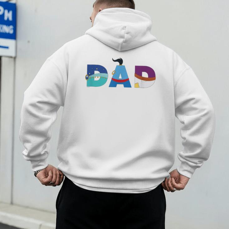 Disney Aladdin Jasmine Genie Father’s Day Birthday Dad Men's Hoodie Back Print