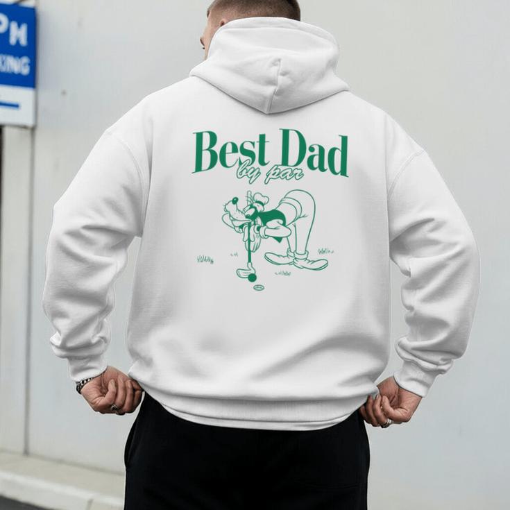 Disney Mickey & Friends Father's Day Best Dad Goofy Big Logo Men's Hoodie Back Print