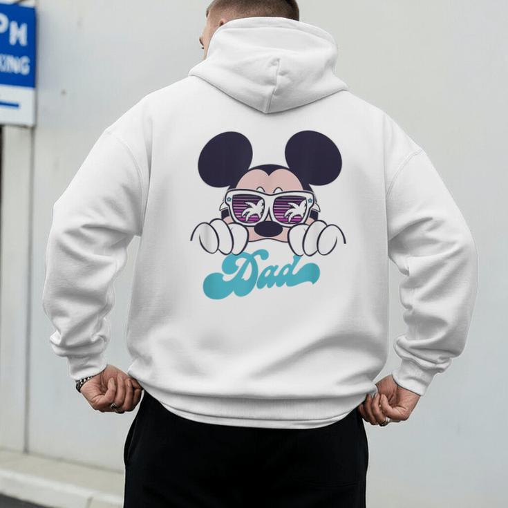 Disney Mickey And Friends Cool Mickey Summer Vibes Dad Logo Men's Hoodie Back Print