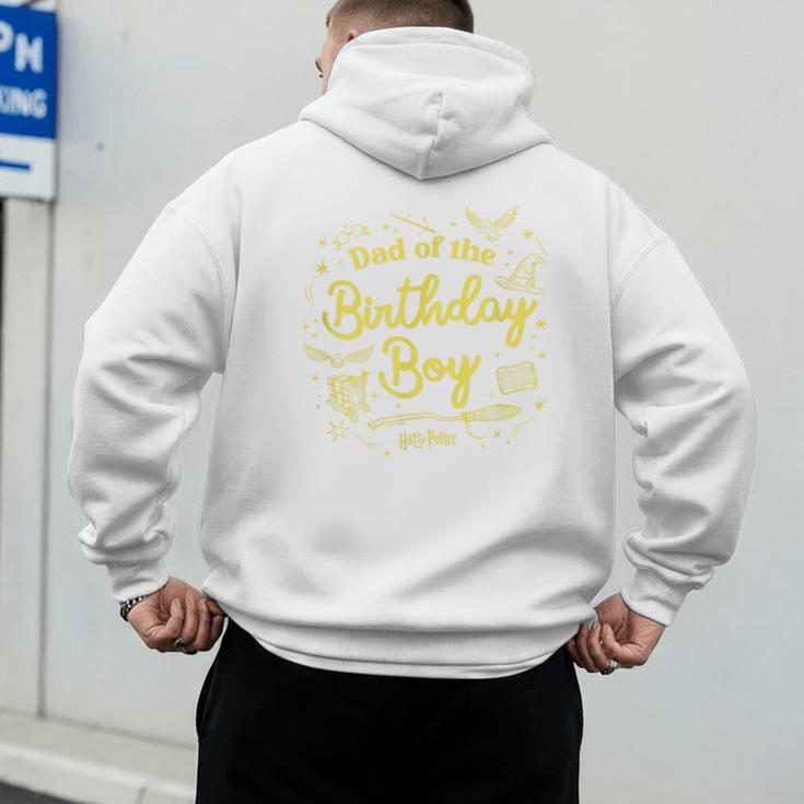 Harry Potter Dad Of The Birthday Boy Magical Things Logo Men's Hoodie Back Print