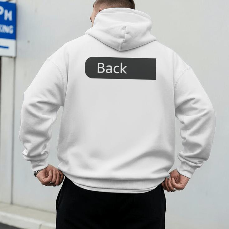 Just A Regular Dad Trying Not To Raise Liberals On Back Men's Hoodie Back Print