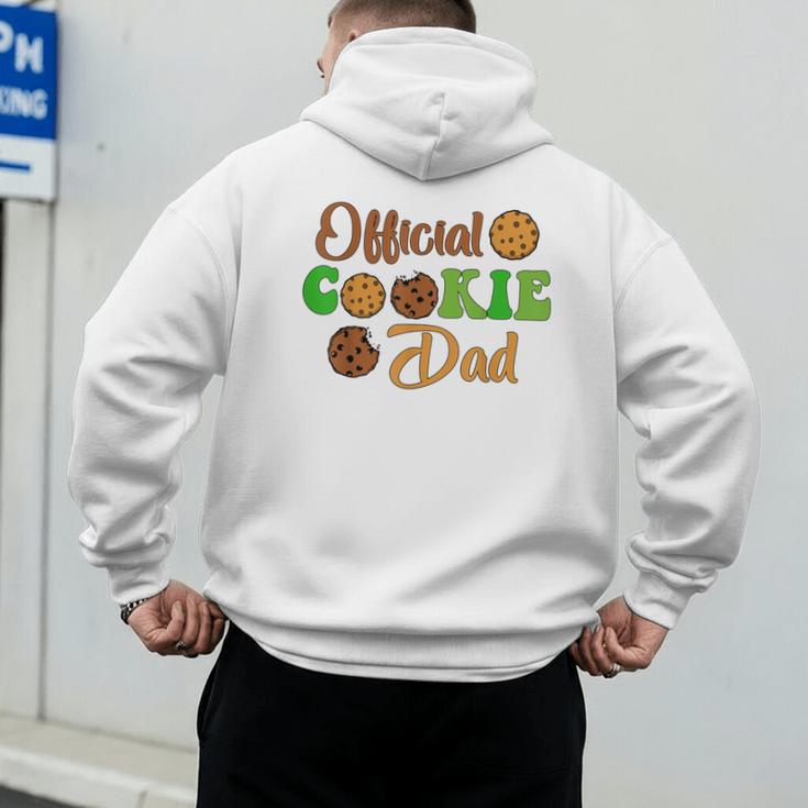 Official Cookie Dad Scout For Girls Cookie Dealer Men's Hoodie Back Print