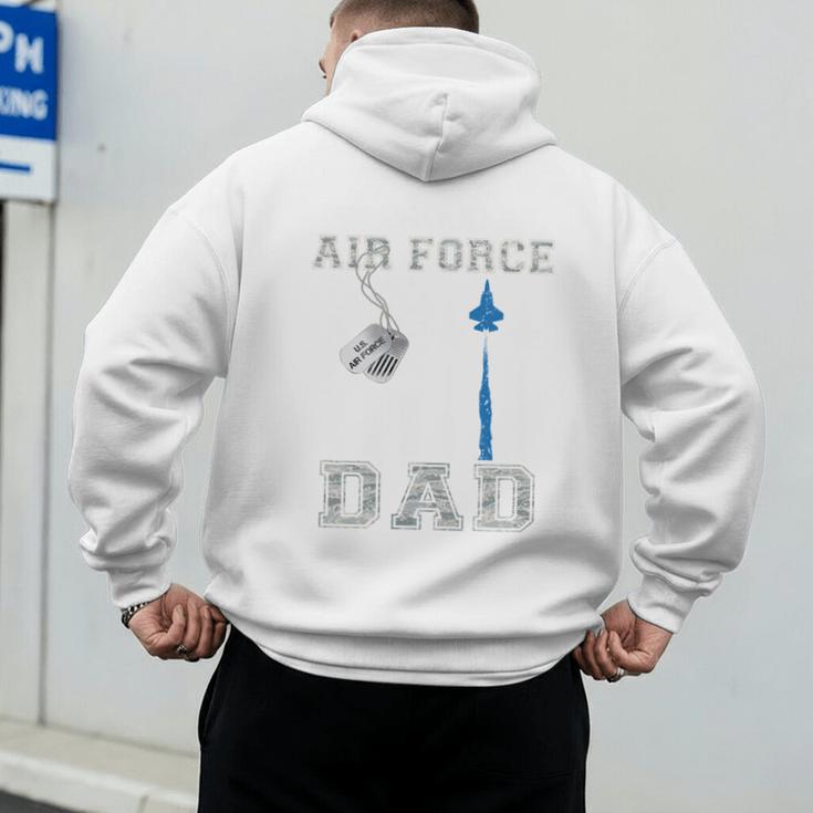 Proud Air Force Dad US Air Force Graduation Dad Men's Hoodie Back Print Proud Air Force Dad US Air Force Graduation Dad Men's Hoodie Back Print