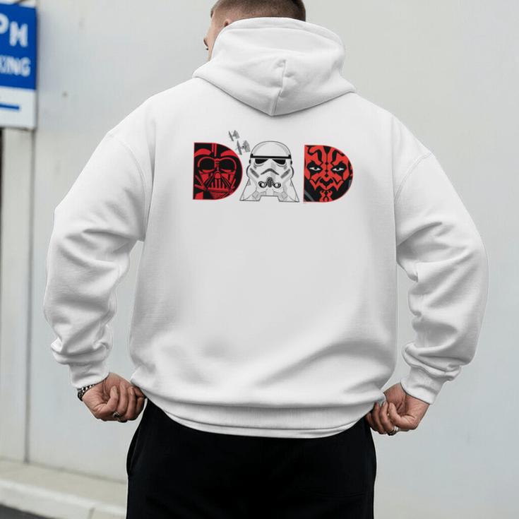 Star Wars Darth Vader Darth Maul Dad Father's Day Birthday Men's Hoodie Back Print