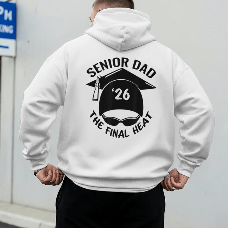 Swim Senior Dad 2026 The Final Heat Men's Hoodie Back Print