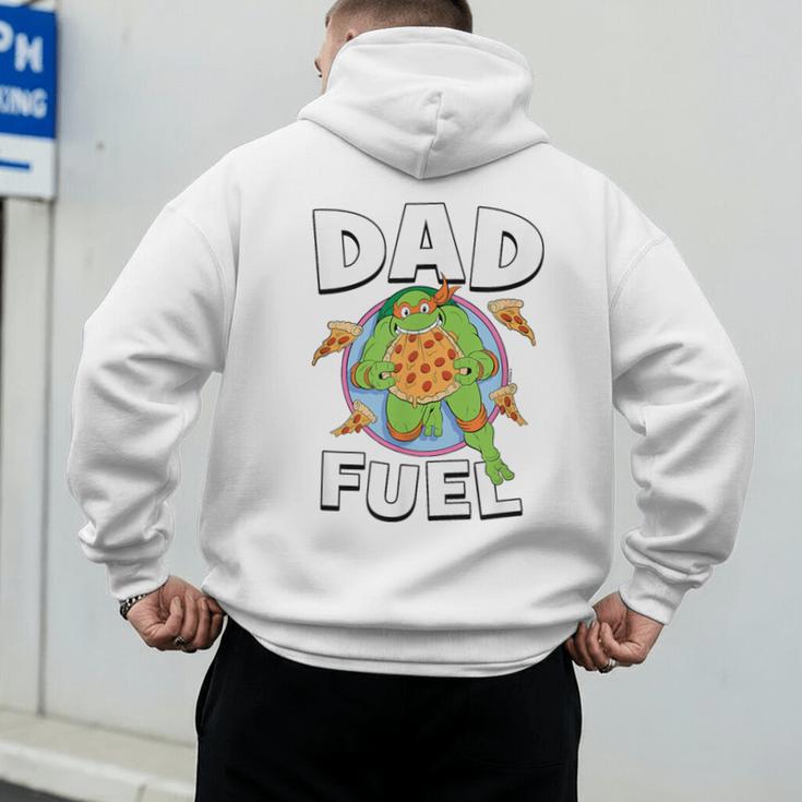 TMNT Michelangelo Dad Fuel Men's Hoodie Back Print