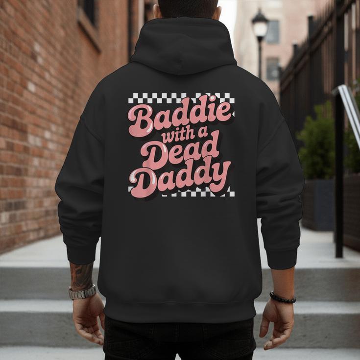 Baddie With A Dead Daddy Men's Hoodie Back Print