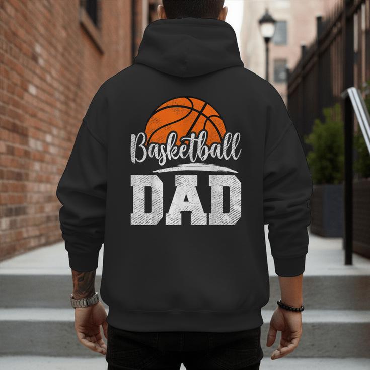 Basketball Dad Basketball Player Game Day Father's Day Men's Hoodie Back Print