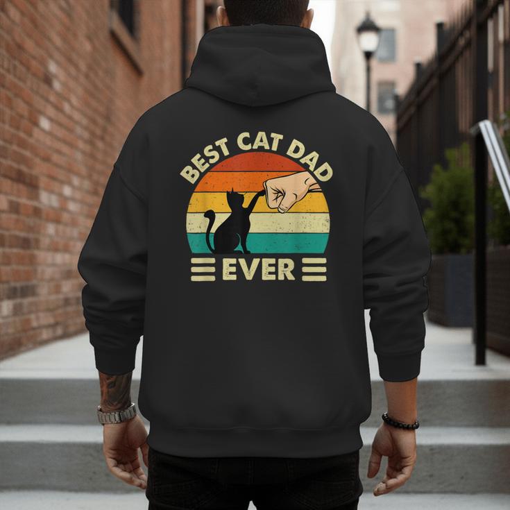 Best Cat Dad Ever Cat Lover Kitten Owner Kitty Men's Hoodie Back Print Best Cat Dad Ever Cat Lover Kitten Owner Kitty Men's Hoodie Back Print