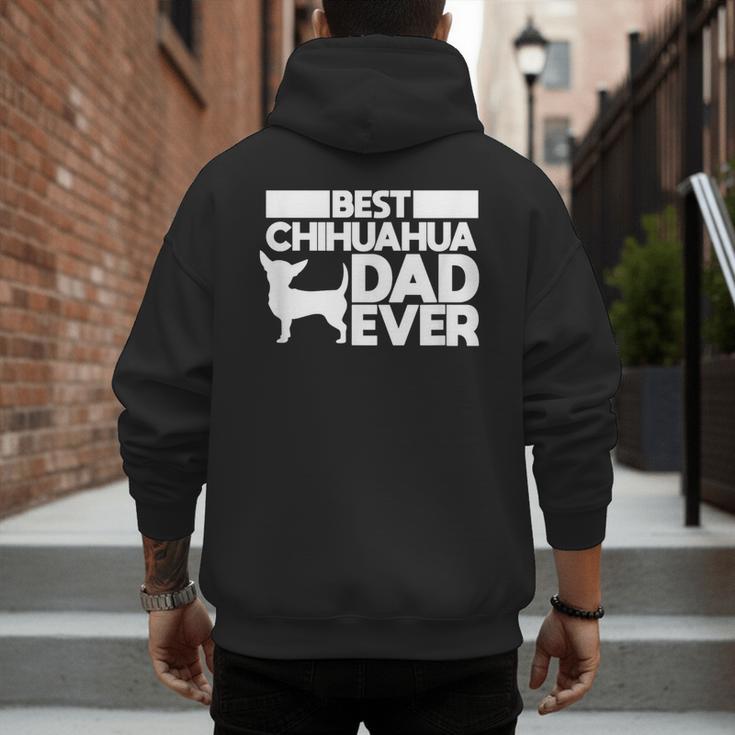 Best Chihuahua Dad Ever t Shirt For Men Dog Father Gift Idea Men's Hoodie Back Print